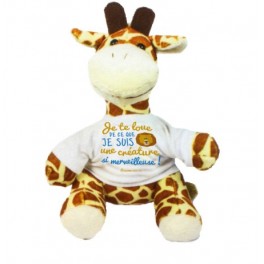 "Peluche girafe - Je te loue" "Peluche girafe - Je te loue"