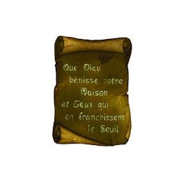 "Tableau en résine" Que Dieu bénisse cette maison "Tableau en résine" Que Dieu bénisse cette maison