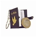 "Mini-Bible porte-clés avec l'Evangile de Jean"