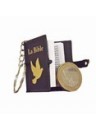 "Mini-Bible porte-clés avec l'Evangile de Jean"