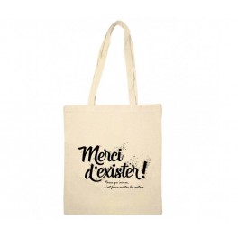 "Totebag - Merci d'exister" "Totebag - Merci d'exister"