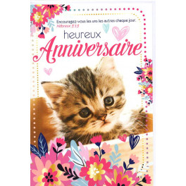 "carte d'anniversaire chat 1"