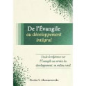 "De l'&eacute;vangile au d&eacute;veloppement int&eacute;gral" par Nicolas S. Ahouanvoweke