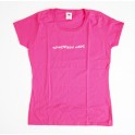 T-Shirt rose - "Wonderfully made" taille S